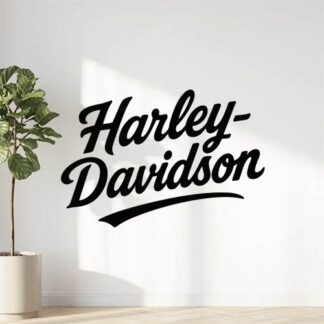Sticker autocollant Écritures stylées texte : Harley Davidson décoration decostickerstore - PD8AFX