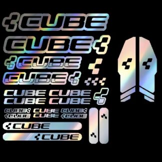 sticker autocollant bike cube holographic MY02F