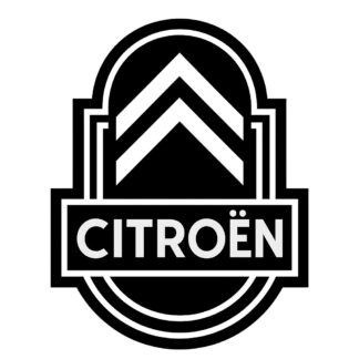 Sticker autocollant Logo revisité art déco avec texte :CITROËN décoration decostickerstore - QT90KA