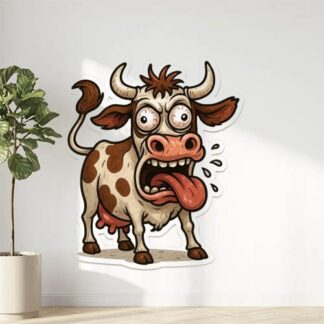 Mad Cow Sticker Dekoratioun decostickerstore – DRBYVE Mad Cow Sticker Dekoratioun decostickerstore - DRBYVE